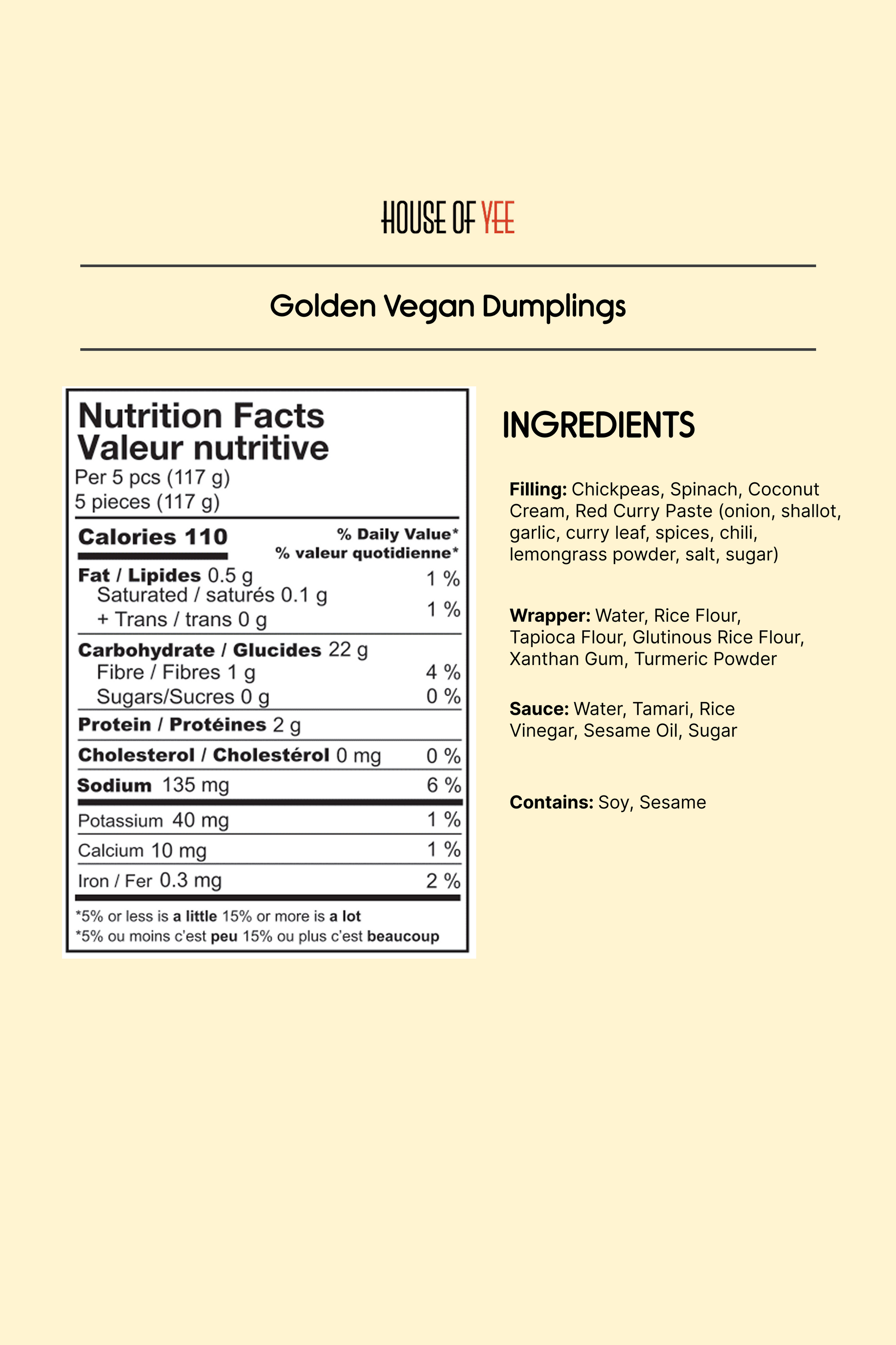 Golden Vegan Dumplings