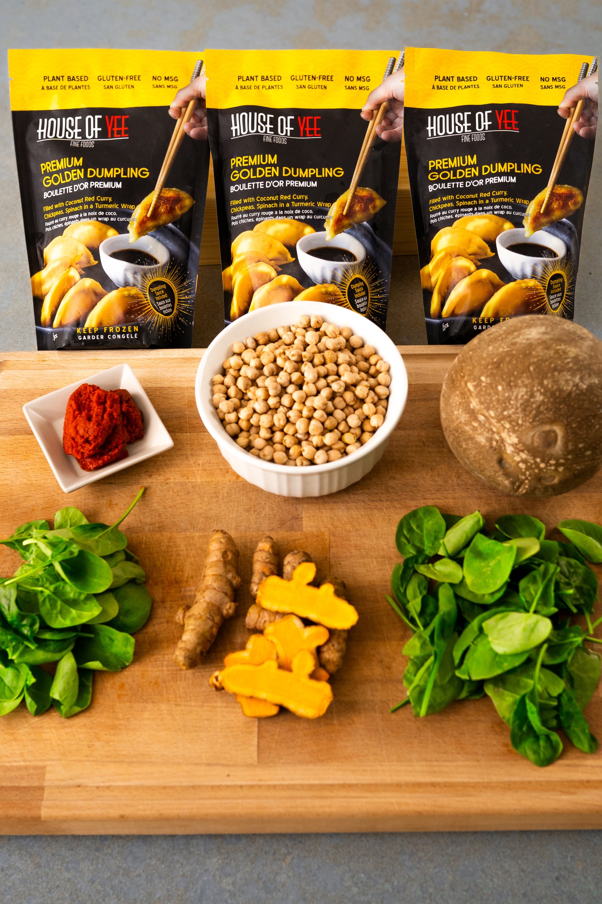 Golden Vegan Dumplings