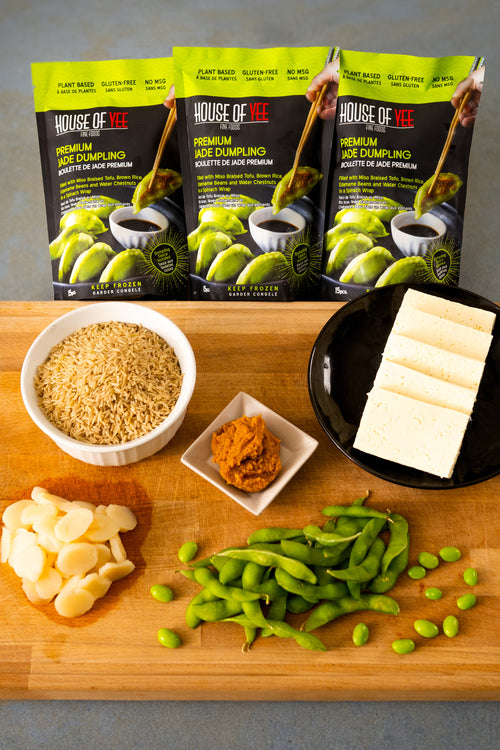 Jade Vegan Dumplings – Spinach Wrap, Gluten-Free