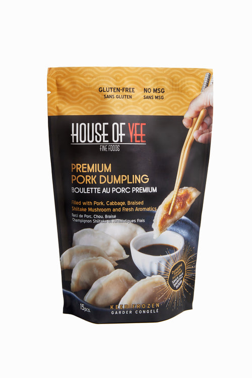 Braised Shiitake and Pork Dumplings