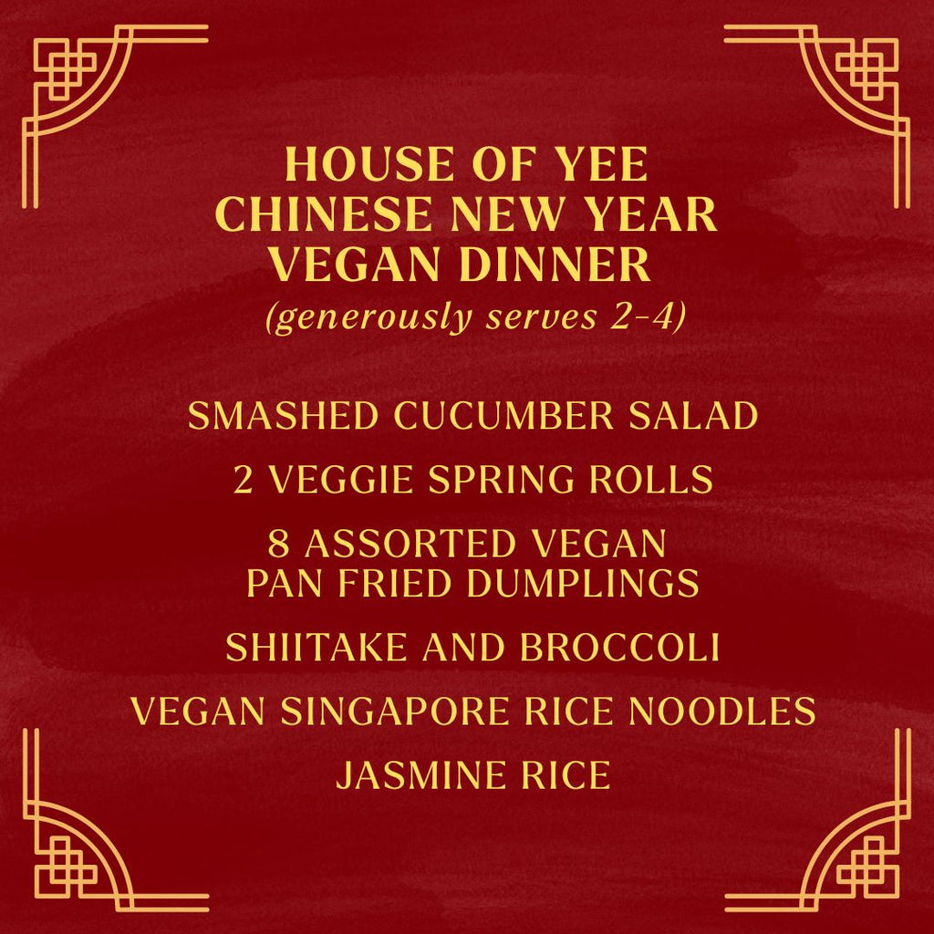 Chinese New Year Pop Up Vegan Dinner